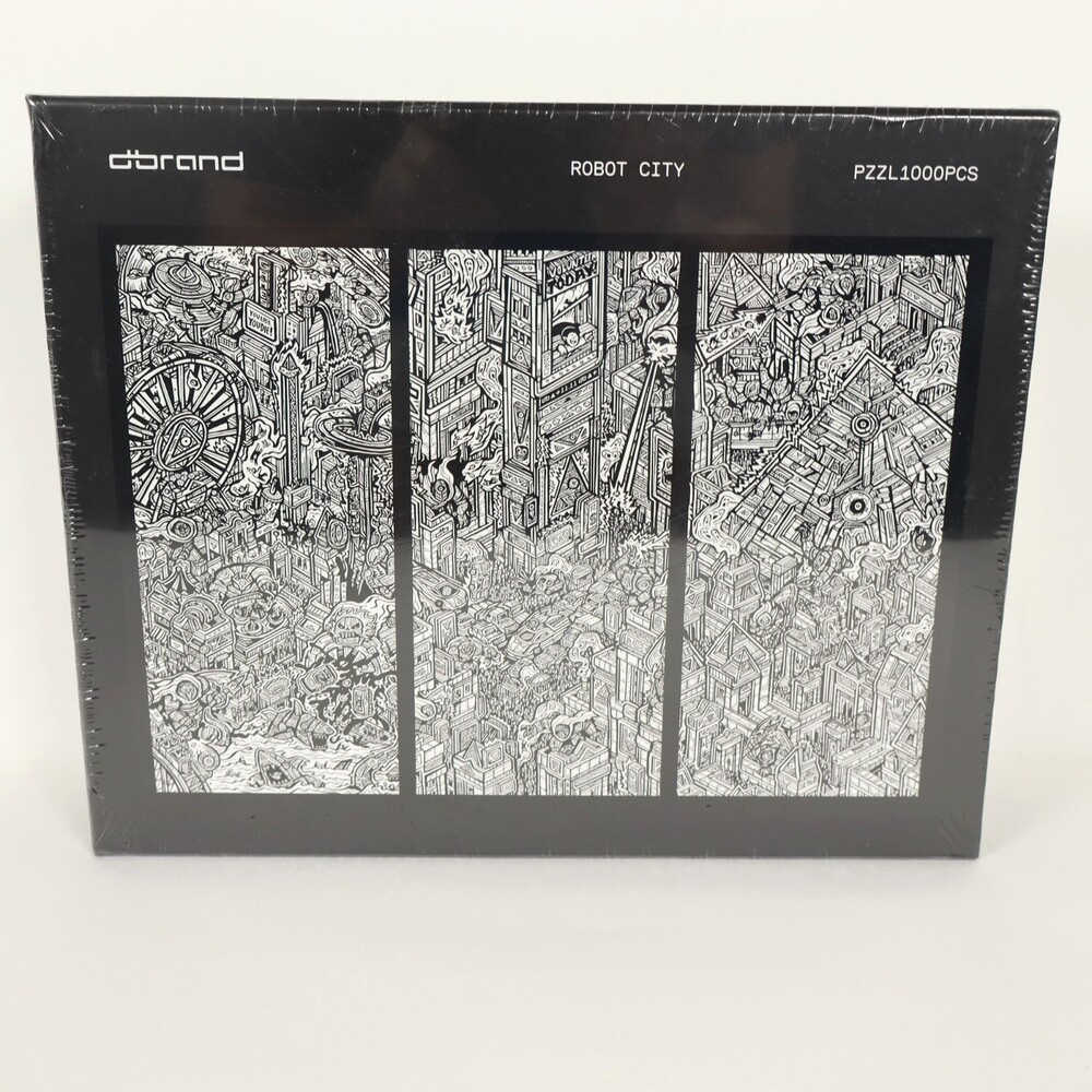 New dbrand Robot City 1000 Piece Jigsaw Puzzle Limited Edition Sealed Read Desc